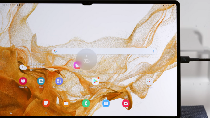 Galaxy Tab S8 Ultra hoạt động bền bỉ