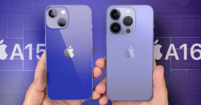 iPhone 14 và iPhone 14 Plus sở hữu chip A15 với phiên bản nâng cấp