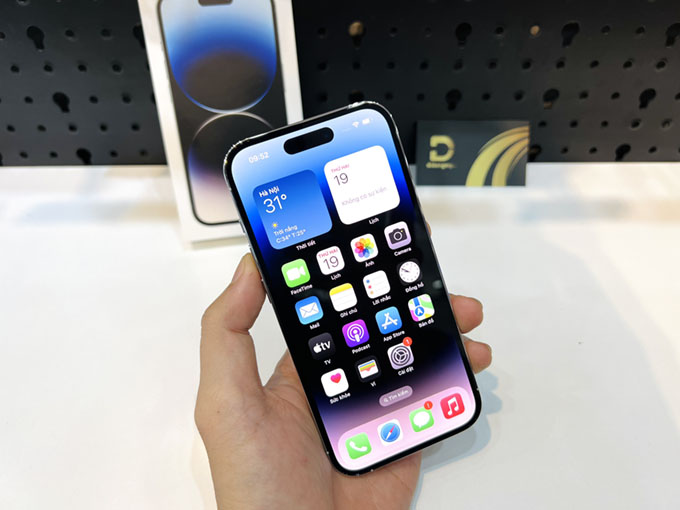 Dynamic Island là thiết kế nổi bật nhất của dòng máy iPhone 14 Pro 256GB