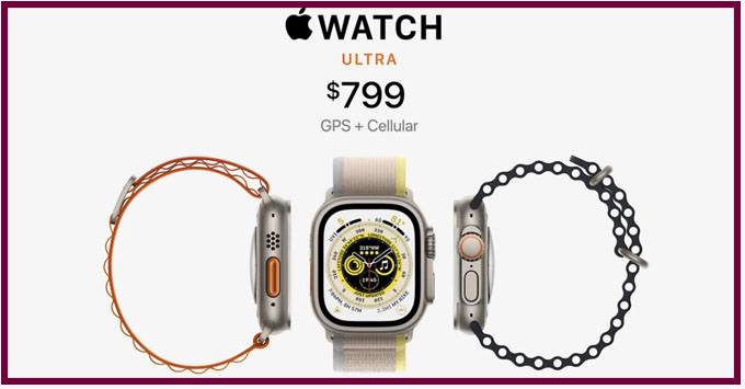 Tính năng đáng chú ý trên Apple Watch Ultra - Smart Watch độc đáo của Apple