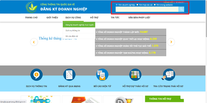 Cách tra cứu mã số thuế trên website cổng thông tin 