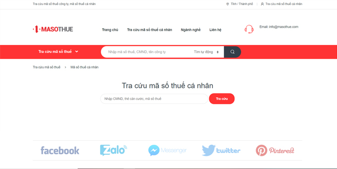 Cách tra cứu mã số thuế trên website mã số thuế