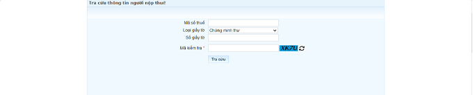 Cách tra cứu mã số thuế trên website việt nam bước tra cứu