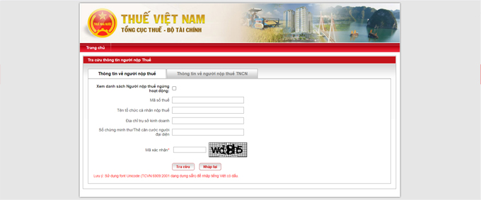 Cách tra cứu mã số thuế trên website tra cứu MST