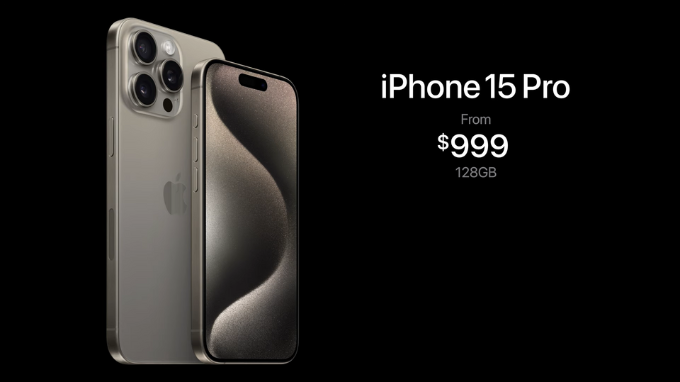 Giá iPhone 15 Pro tại Mỹ