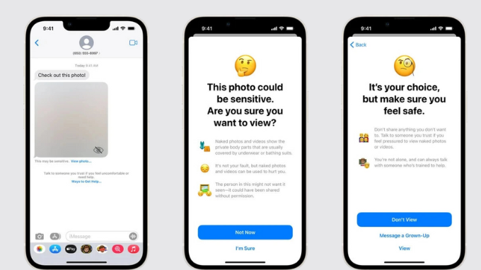 Tính năng An toàn trên iOS 17