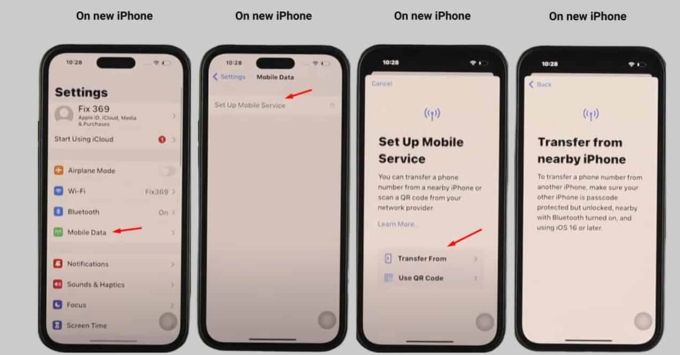 Cách chuyển esim sang iPhone