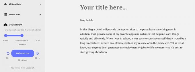 ShortlyAI là gì và cách sử dụng để sáng tạo nội dung