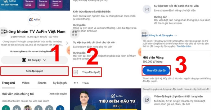 Quản lý gói hội viên YouTube một cách dễ dàng