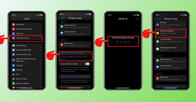 Khoá tin nhắn trên iPhone khi sử dụng