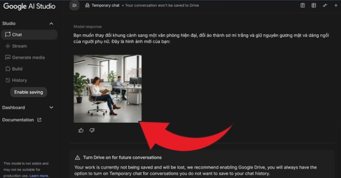 Hướng dẫn sử dụng Nano Banana để chỉnh sửa hình ảnh có sẵn và tải về sau khi chỉnh sửa