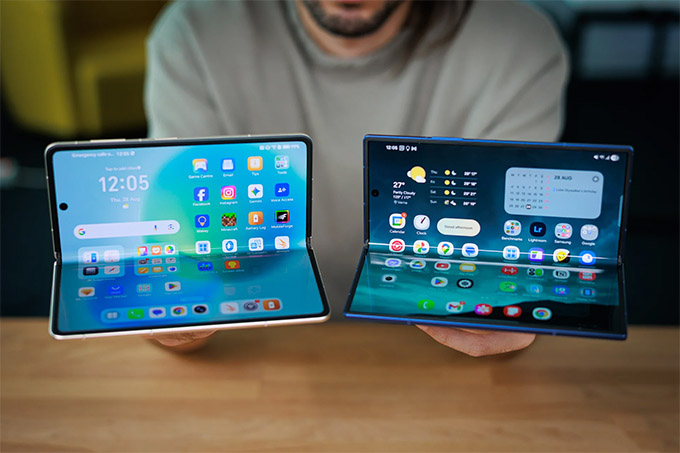 Cả Honor Magic V5 và Samsung Galaxy Z Fold 7 đều mang đến trải nghiệm hiển thị ấn tượng