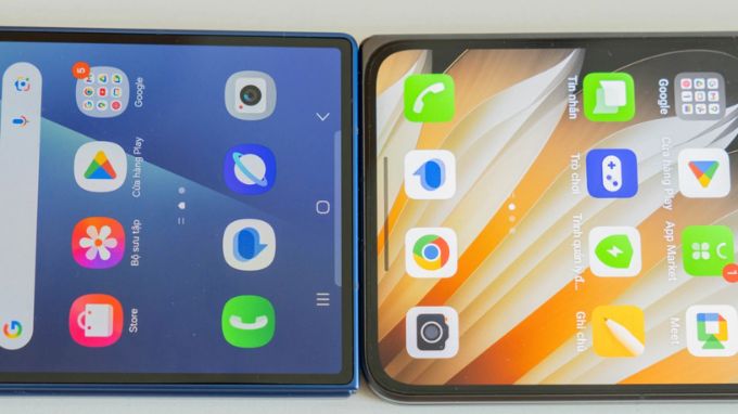 Oppo Find N5 và Samsung Galaxy Z Fold 7