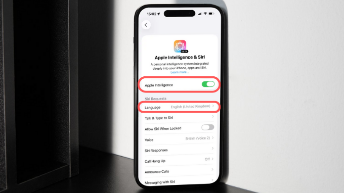 Quy trình kích hoạt Apple Intelligence trong Cài đặt iPhone