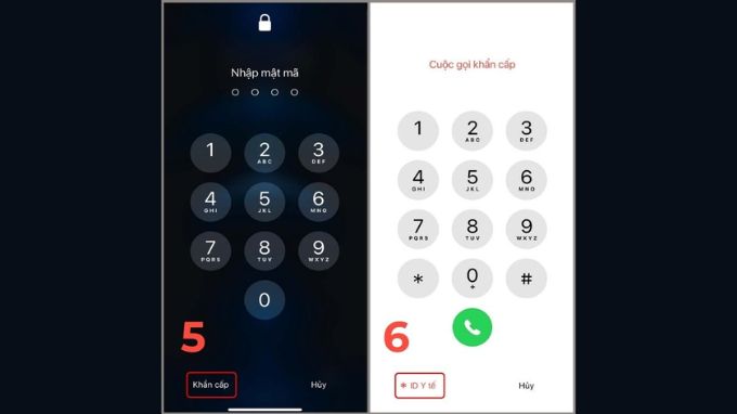 Đặt số làm Emergency Contact trong Health