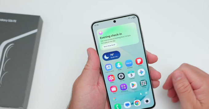 Viên pin dung lượng lớn trên Samsung S26 FE