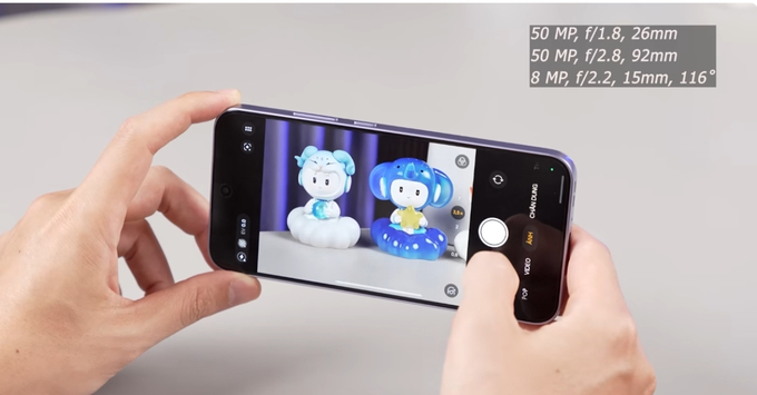 Camera selfie 50MP và ống kính chân dung của OPPO Reno16 F