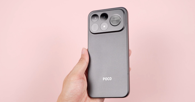 Thiết kế hầm hố và đầm tay của Xiaomi POCO F9 Ultra