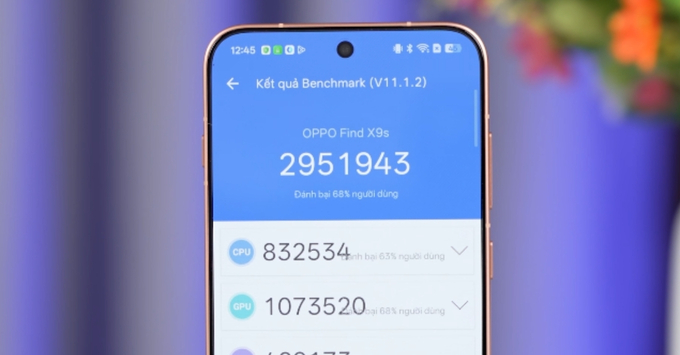 Chipset MediaTek Dimensity 9500s trên OPPO Find X9s tối ưu mượt mà