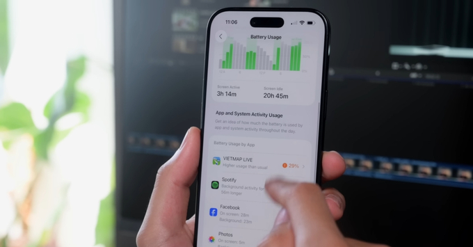 iPhone Air tối ưu năng lượng cho cả ngày dài năng động.