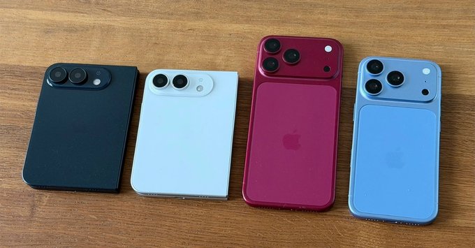 Mặt sau iPhone 18 Pro Max với hệ thống camera Pro Fusion hiện đại và kích thước lớn