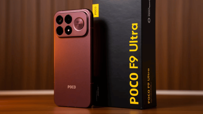POCO F9 Ultra màu Đỏ Cherry nổi bật