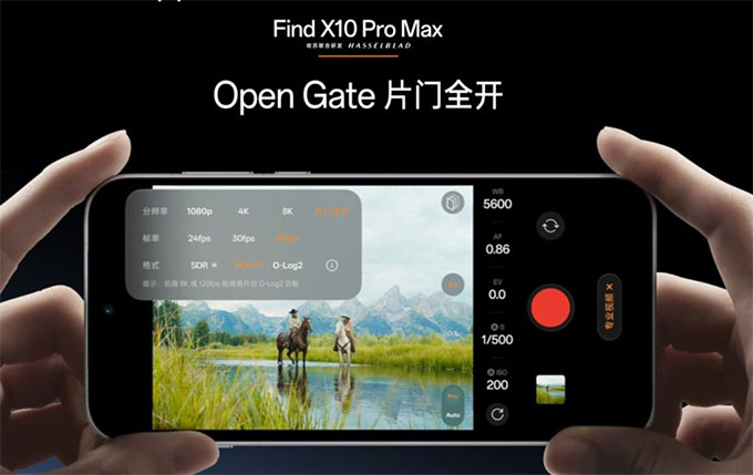 Oppo Find X10 Pro Max mang đến nhiều tính năng quay phim chuyên nghiệp