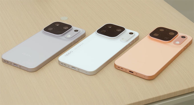 Trên OPPO Find X10 Pro Max giữ cụm camera vuông bo góc