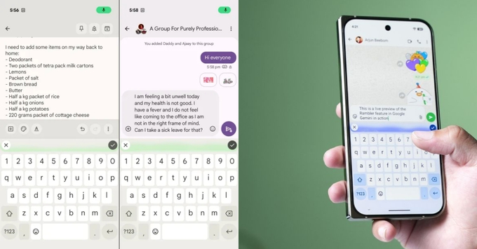 Rambler trên Gboard giúp việc soạn thảo văn bản trở nên chuẩn xác và chuyên nghiệp hơn.