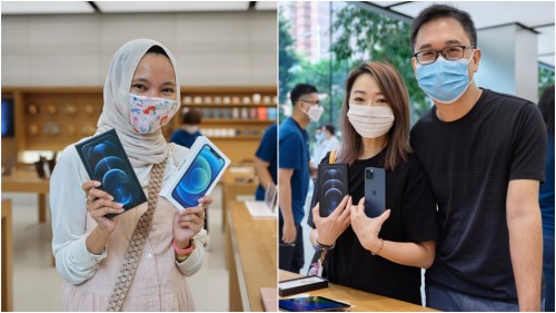 Apple chia sẻ loạt ảnh mở bán và vận chuyển iPhone 12