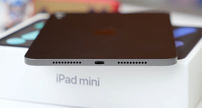Trên iPad mini 6 đã được Apple sử dụng cổng USB-C