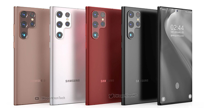 Sơ đồ thiết kế bộ ba Galaxy S22, S22 Plus và S22 Ultra lộ diện