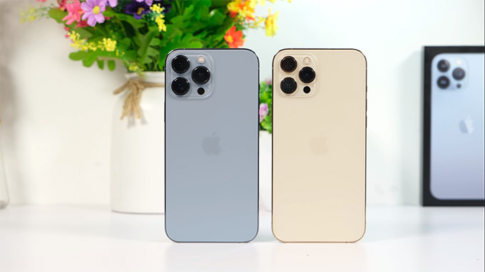 sự biệt giữa iPhone 12 Pro Max và iPhone 13 Pro Max