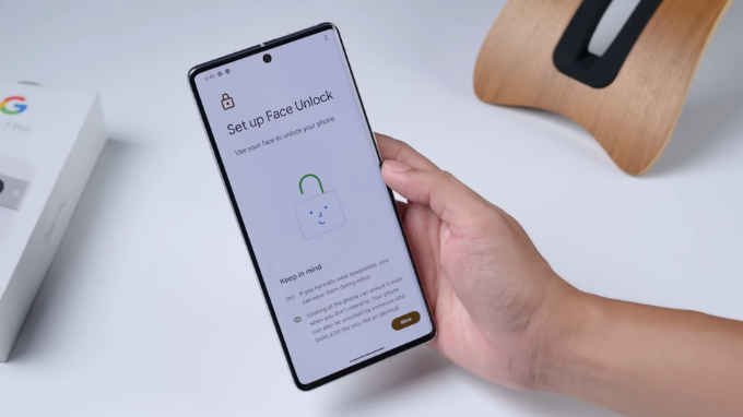 FaceID đầu tư trên Google Pixel 7 Pro