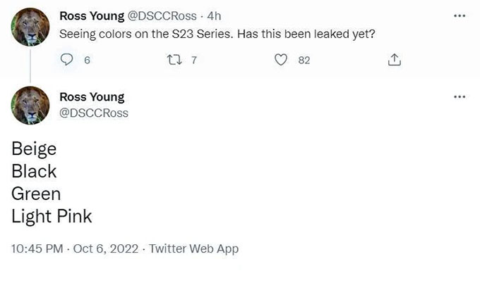 Samsung Galaxy S23 sẽ có các tùy chọn màu cực kỳ hạn chế?