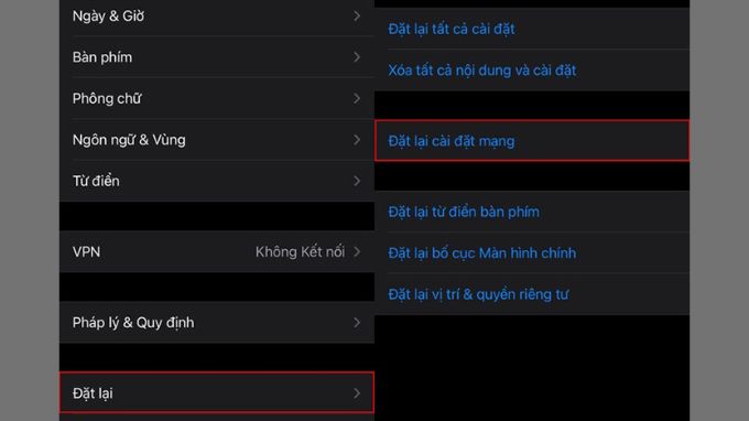 khắc phục iPhone không kết nối được WiFi cách 9