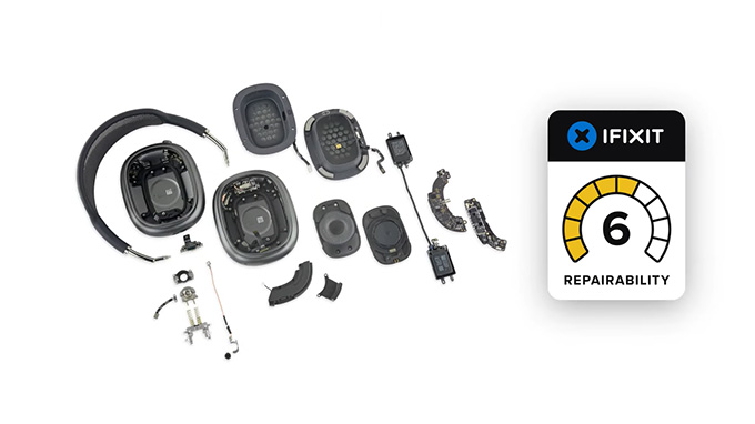 điểm sửa chữa AirPods Max là 6/10 điểm