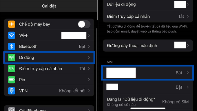 Cách bật 5G trên điện thoại iPhone