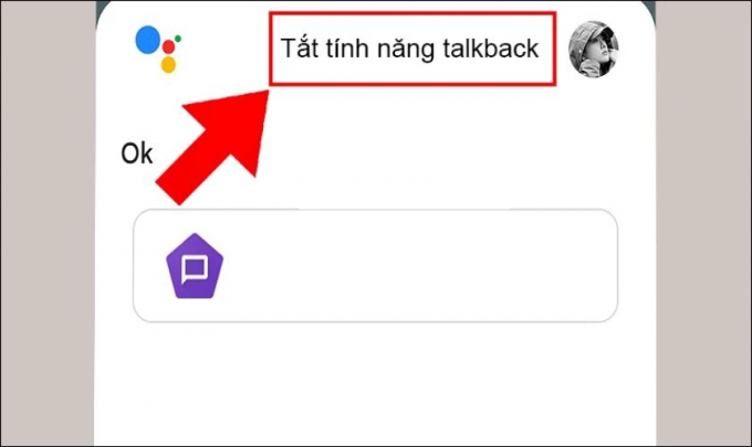 Google Assistant sẽ phản hồi và thực hiện lệnh.