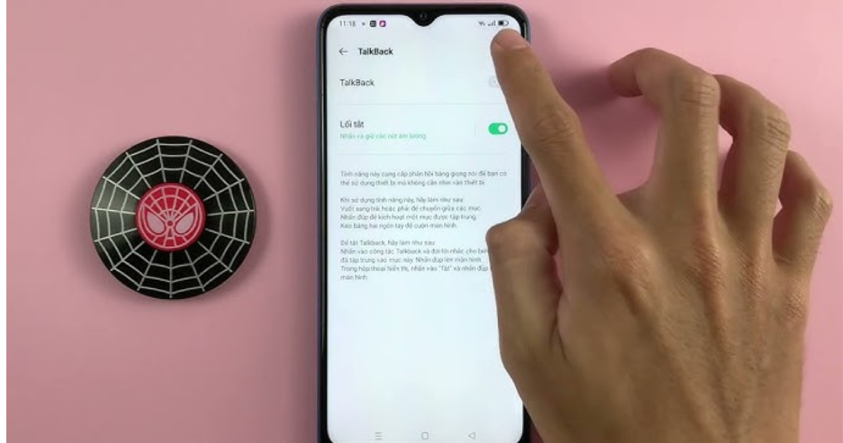 Hướng dẫn chi tiết cách tắt Talkback trên Oppo