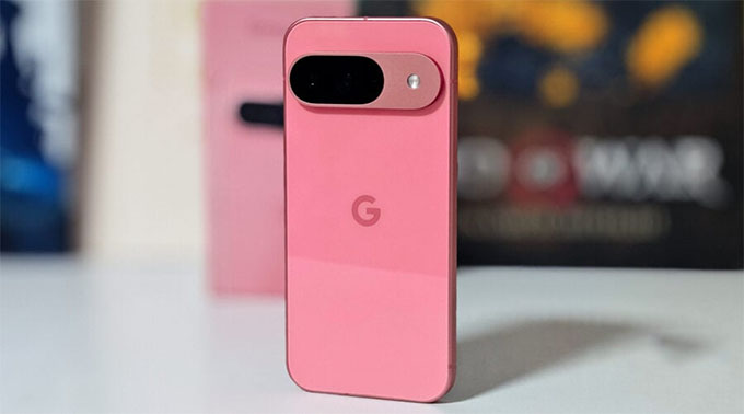 Google Pixel 9 màu hồng