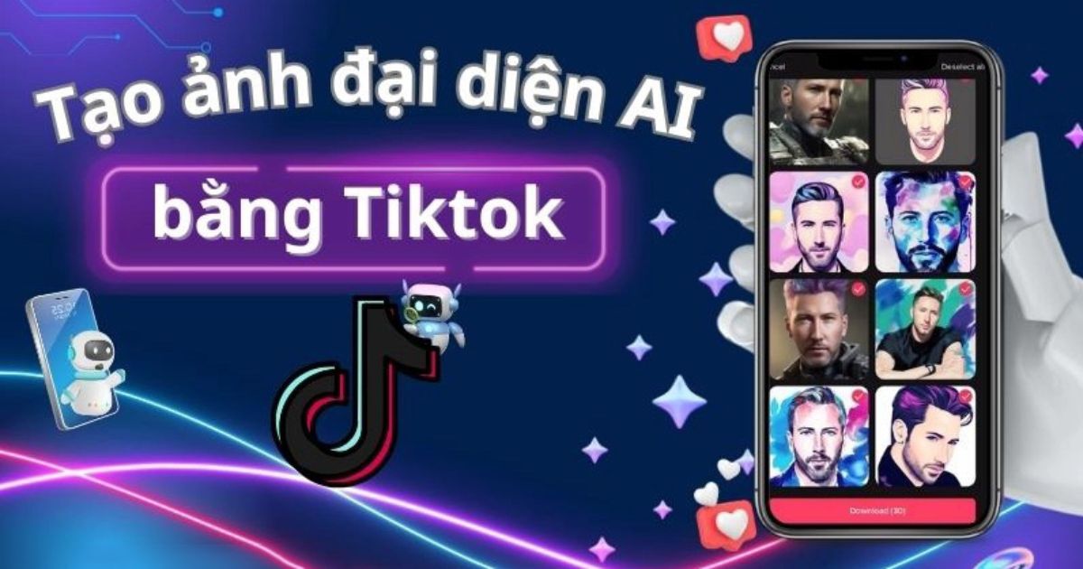 Hướng dẫn cách tạo ảnh đại diện AI bằng Tiktok trong 3 phút