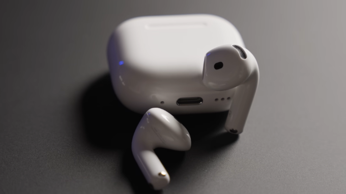 Thiết kế AirPods 4 ANC quen thuộc, nhẹ nhàng