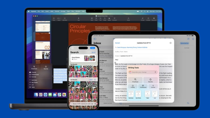Apple Intelligence chính thức ra mắt cho iPhone, iPad và Mac