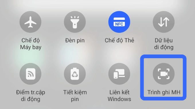 Giao diện quay màn hình trên Galaxy S25 FE