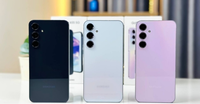 Samsung Galaxy A55 5G là top điện thoại Samsung pin trâu