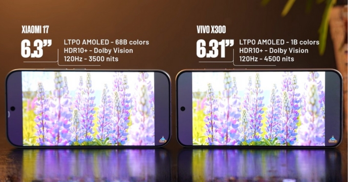 Màn hình Vivo X300 và Xiaomi 17: Trải nghiệm giải trí, xem phim có gì khác biệt?