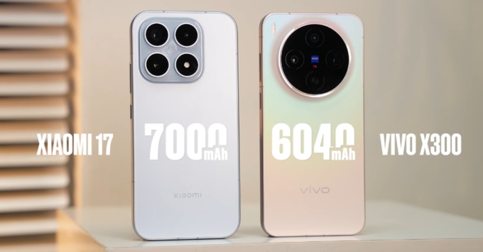 Pin và sạc của Vivo X300 và Xiaomi 17: Máy nào cho thời lượng sử dụng lâu hơn?