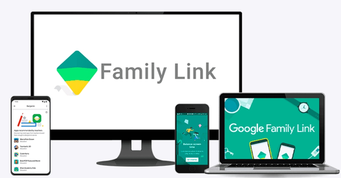 Giao diện bảng điều khiển quản lý thời gian sử dụng trên ứng dụng Google Family Link
