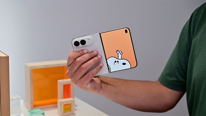 Cụm camera sau trên iPhone Duo bao gồm cảm biến Fusion Chính 48MP